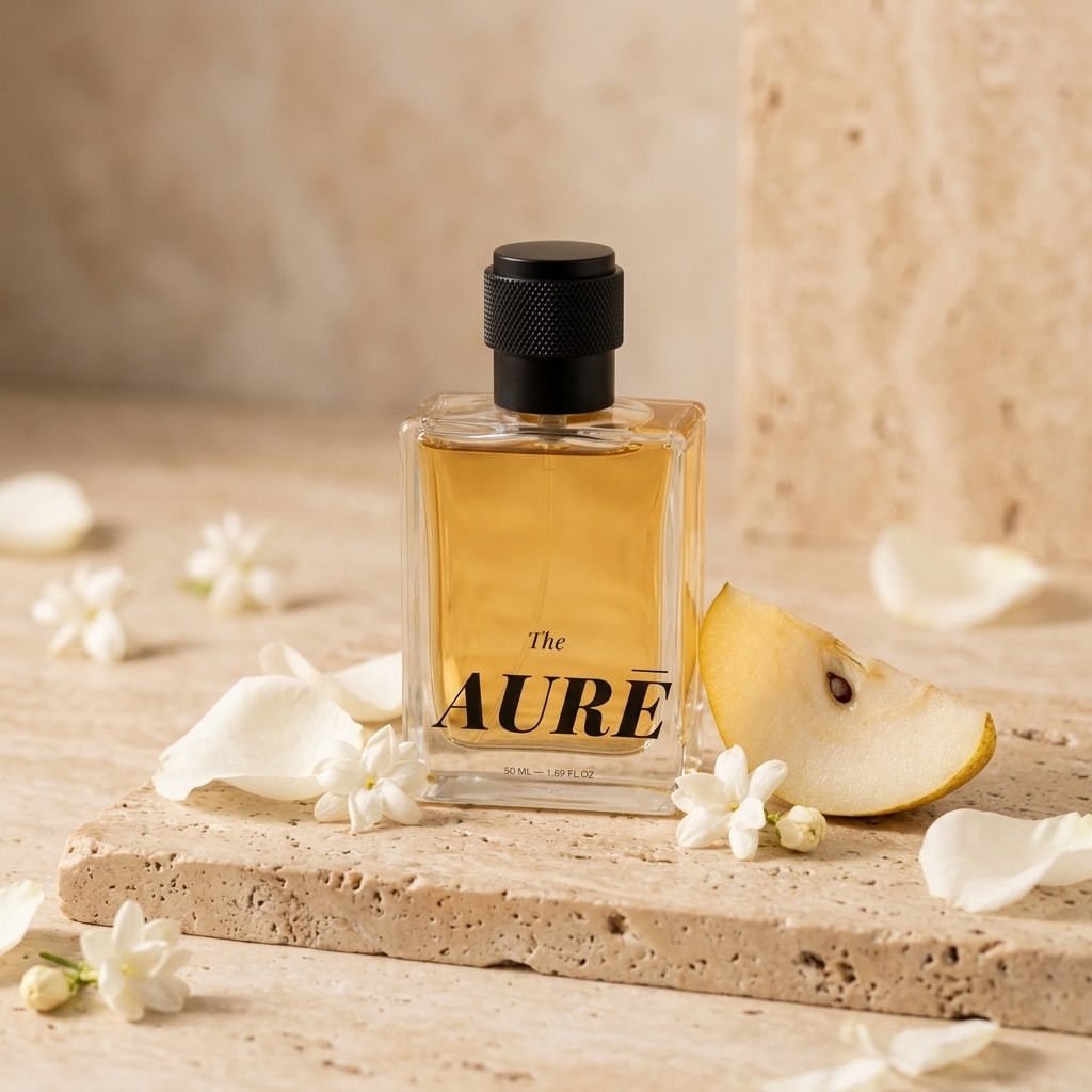 AURĒ Bloom 42% perfume oil concentration extrait de parfum made in Surat, India — view 1