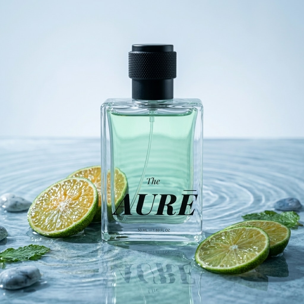 AURĒ Lucid 42% perfume oil concentration extrait de parfum made in Surat, India — view 2